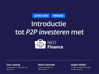 Introductie  tot P2P investeren met NEO Finance