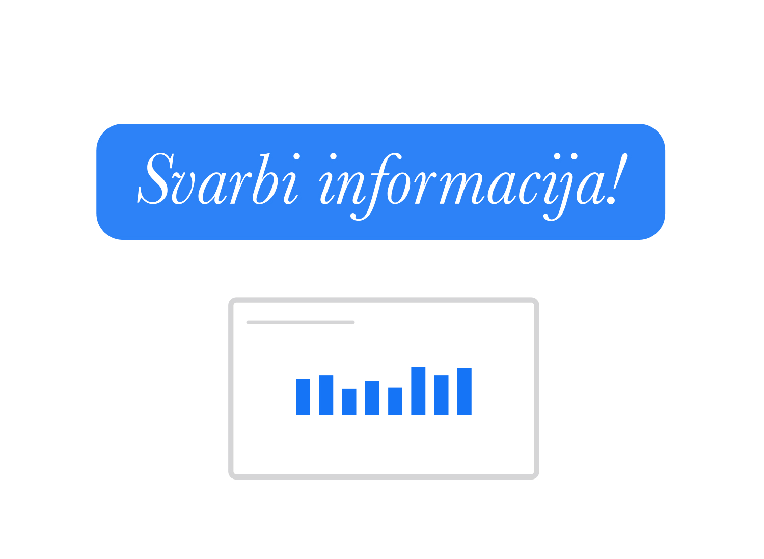 Svarbi informacija apie atnaujinimus, susijusius su investicijų grafikais